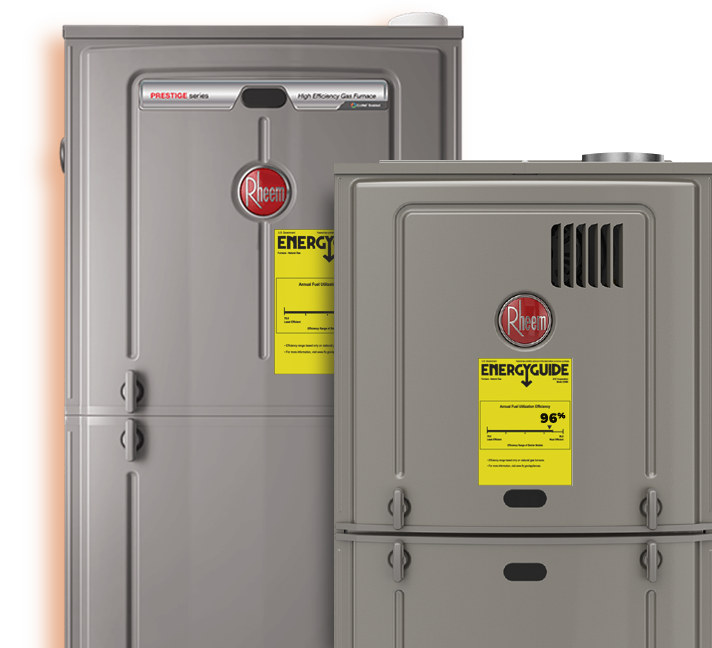 Rheem furances provide exceptional heating efficiency at affordable pricing